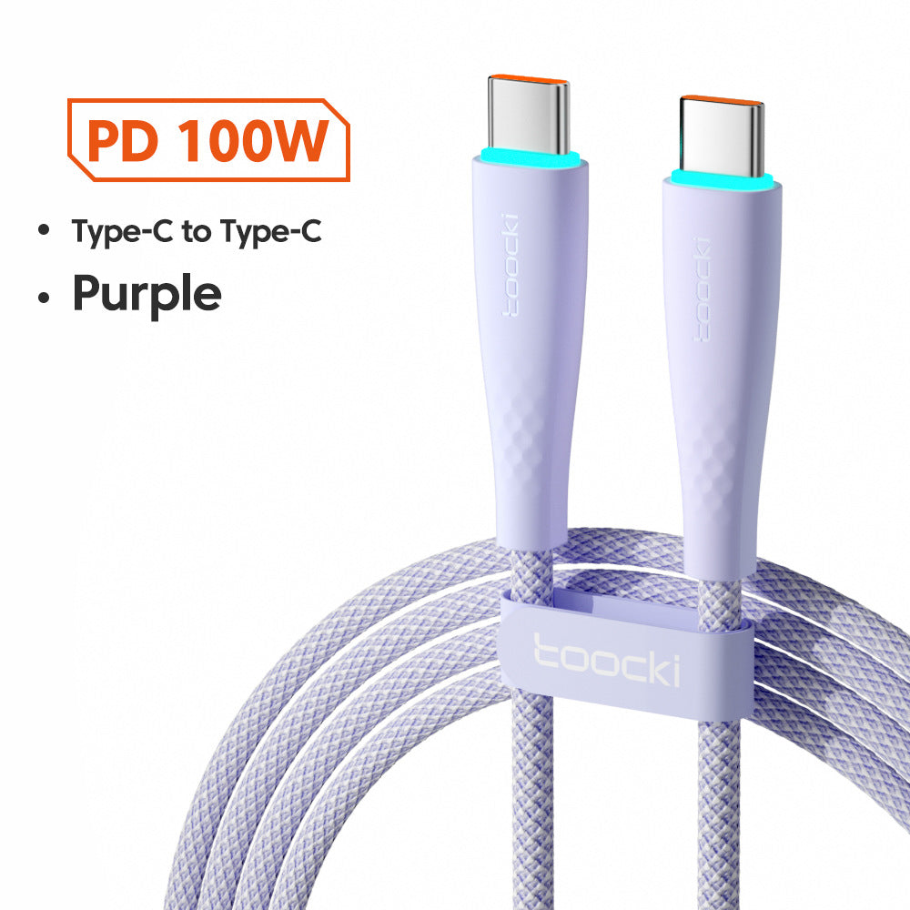 100W & 60W Type C To C Fast Charging Cable