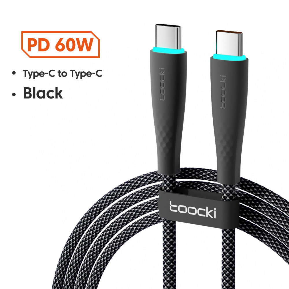 100W & 60W Type C To C Fast Charging Cable