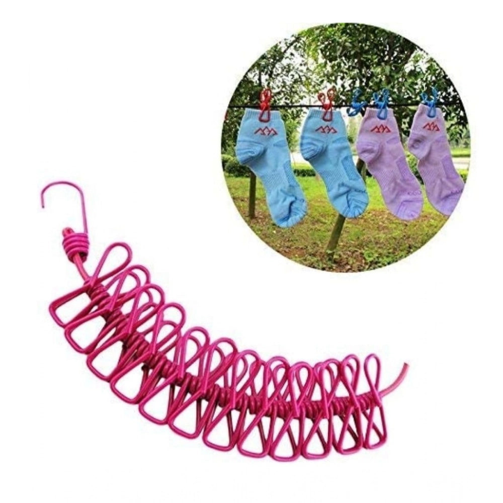 Generic Pack of 3 Nylon Cloth Drying Rope (Multicolor)