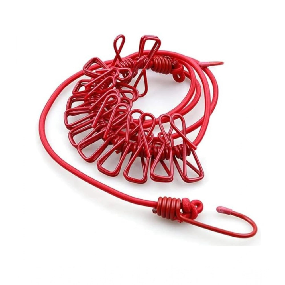 Generic Pack of 2 Nylon Cloth Drying Rope (Multicolor)