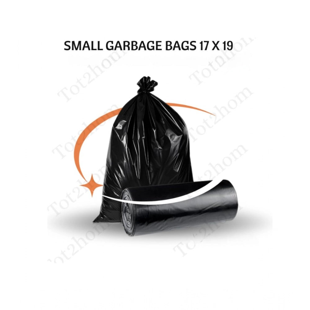 Generic Pack of 4 Recyclable Plastic-Biodegradable 17 x 19 Inches Garbage Bag (Black)
