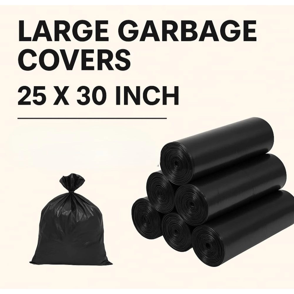 Generic Pack of 4 Biodegradeable Vegetable-Paper 25 x 30 Inches Garbage Bag (Black)