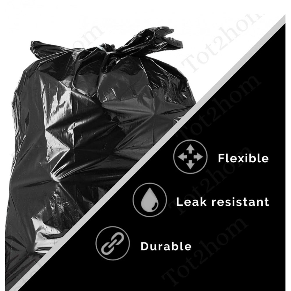 Generic Pack of 4 Biodegradeable Vegetable-Paper 25 x 30 Inches Garbage Bag (Black)