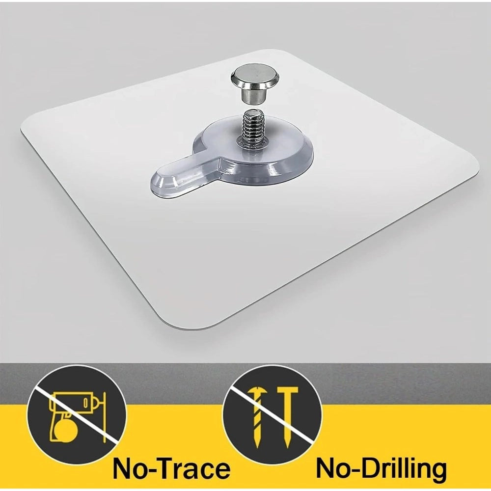 Generic Pack of 10 Plastic Wall Hook (Multicolor)