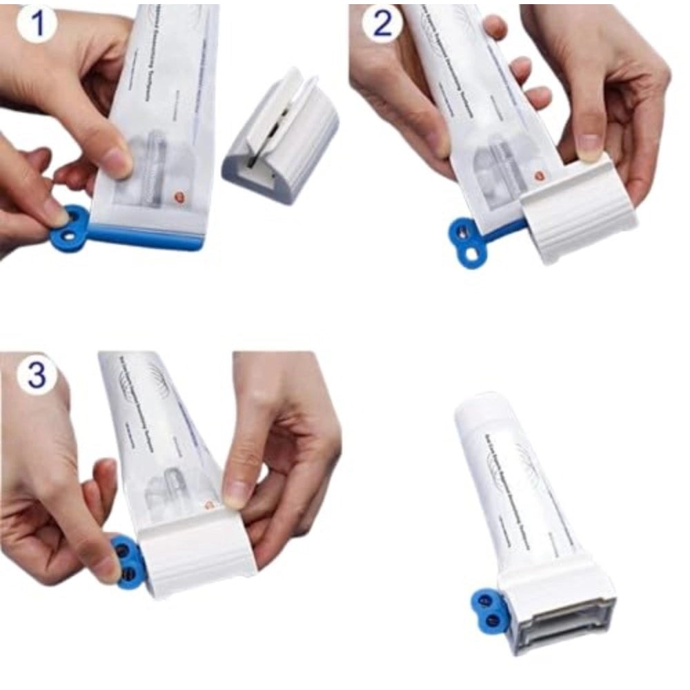 Generic Pack of 2 Plastic Toothpaste Squeezer (Multicolor)