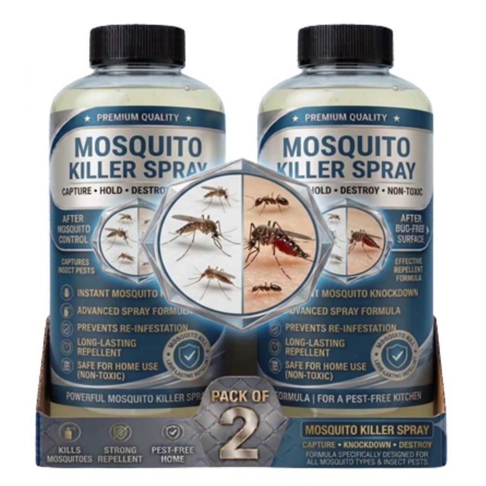 Generic Pack of 2 Mosquito Killer Liquid Bottles 100 ML