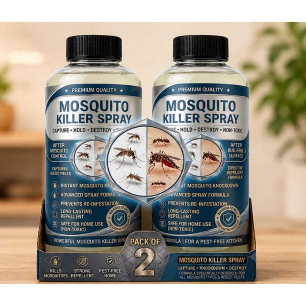 Generic Pack of 2 Mosquito Killer Liquid Bottles 100 ML