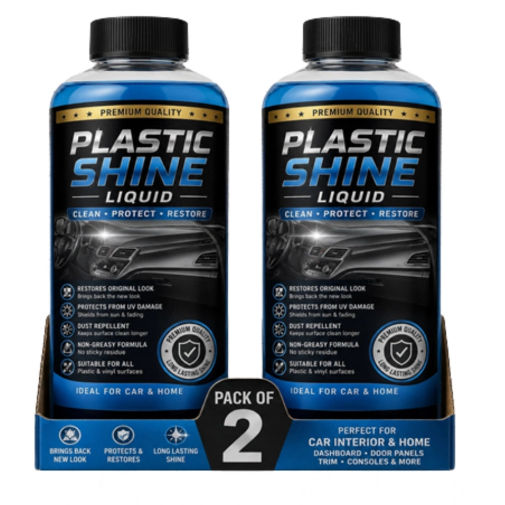Generic Pack of 2 Plastic Shine Liquid Bottles 100 ML