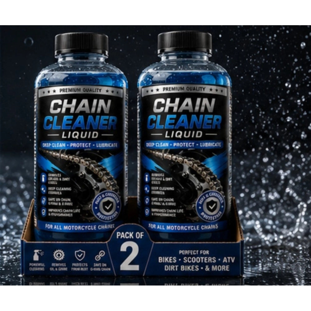 Generic Pack of 2 Chain Cleaner Liquid Bottles 100 ML