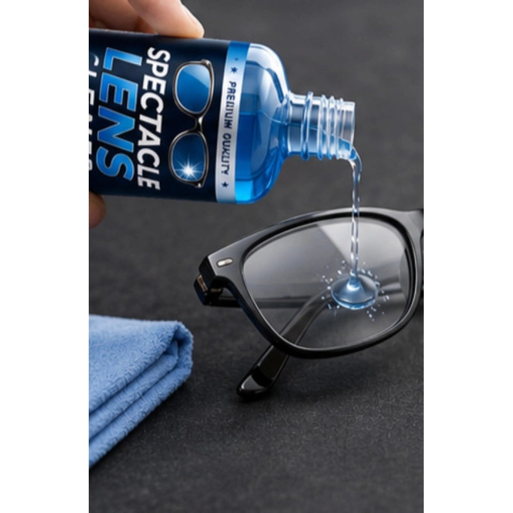 Generic Pack of 2 Spectacle Lens Cleaner Liquid Bottles 100 ML