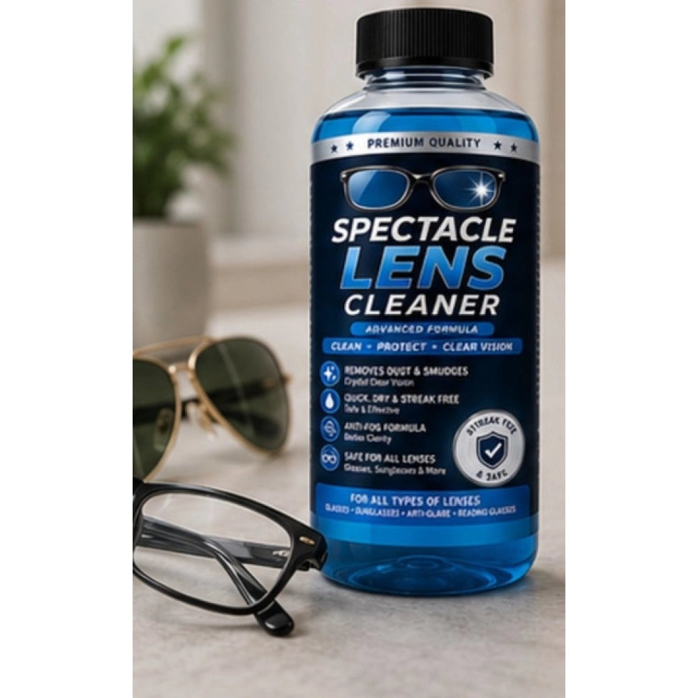 Generic Pack of 2 Spectacle Lens Cleaner Liquid Bottles 100 ML