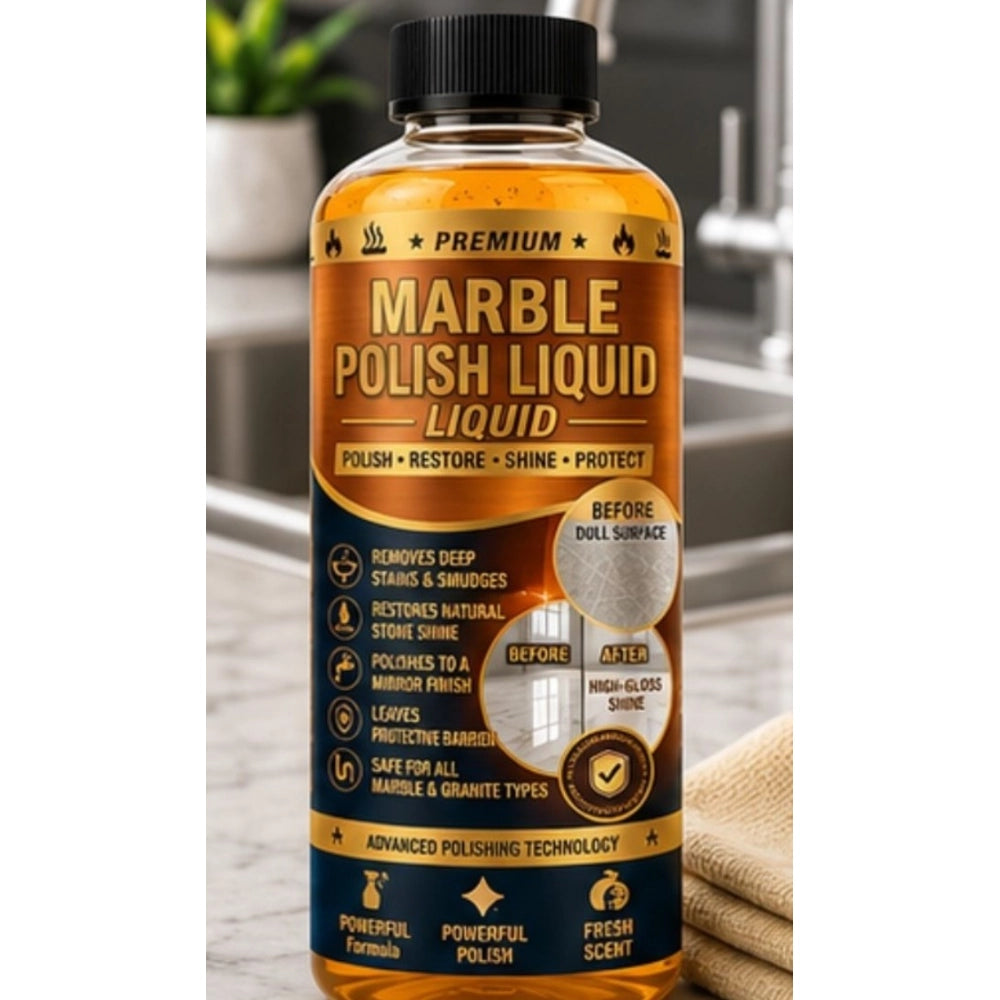 Generic Pack of 2 Marble Polish Liquid Bottles 100 ML