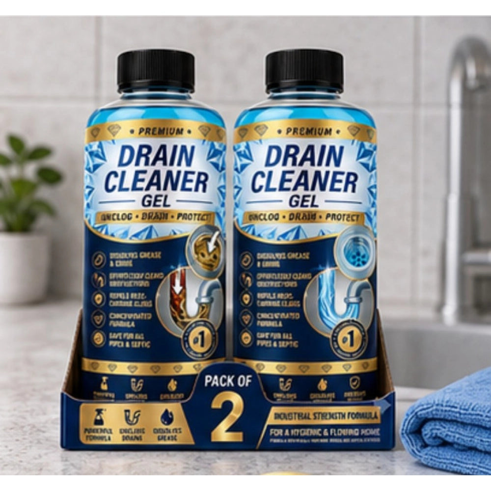 Generic Pack of 2 Drain Cleaner Gel Bottles 100 ML