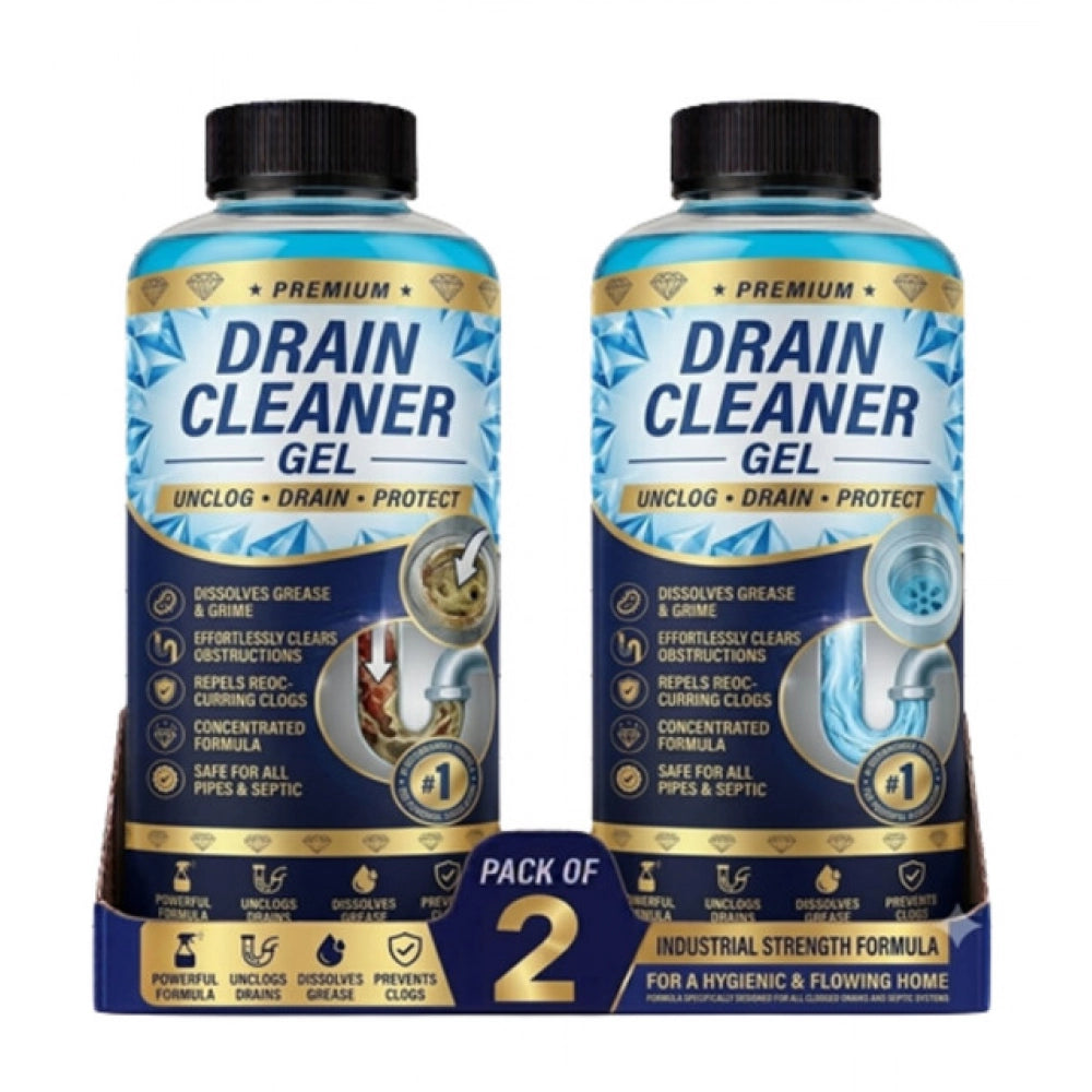 Generic Pack of 2 Drain Cleaner Gel Bottles 100 ML