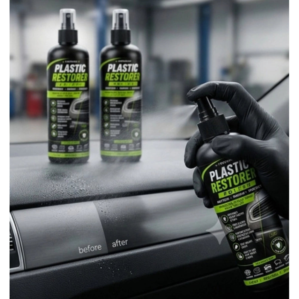Generic Pack of 2 Plastic Restorer Polish Liquid Spray Bottles 100 ML