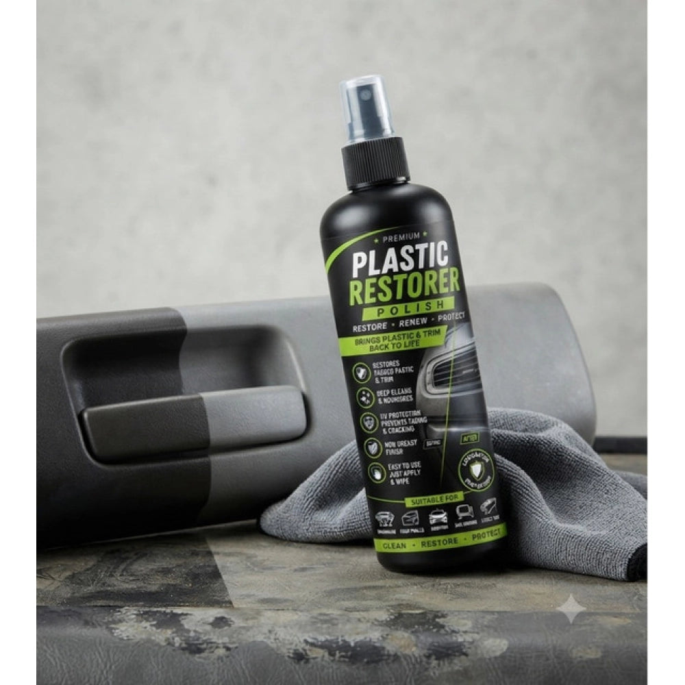 Generic Pack of 2 Plastic Restorer Polish Liquid Spray Bottles 100 ML