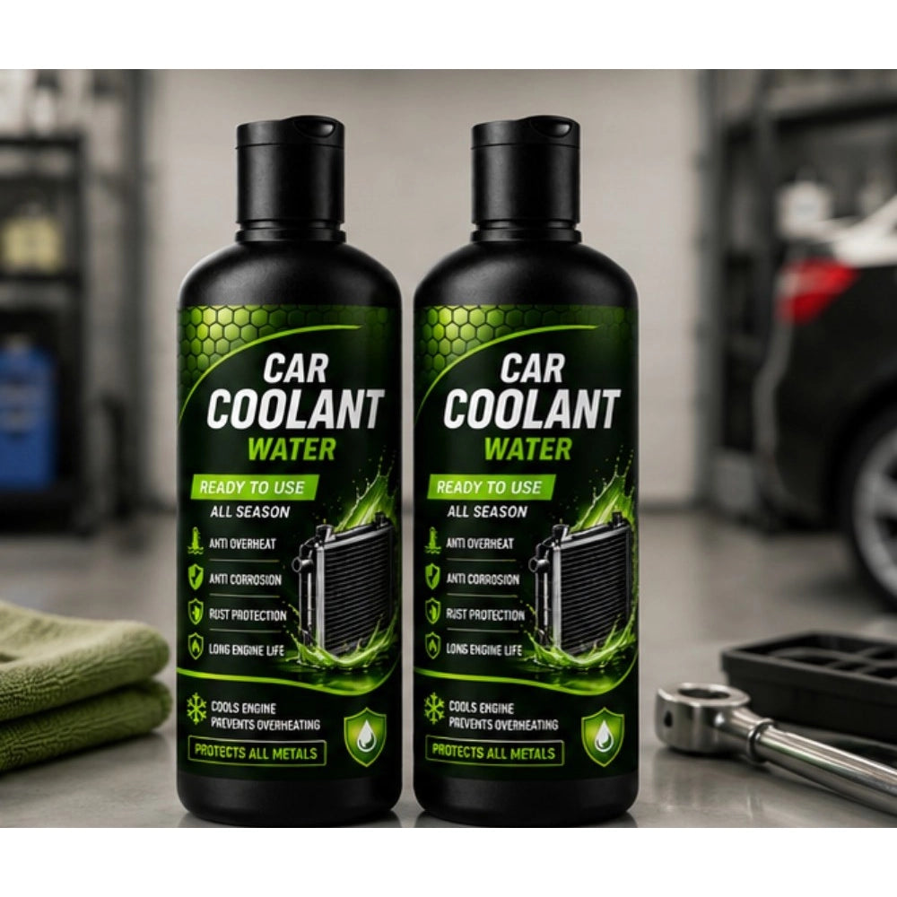 Generic Pack of 2 Car Coolant Water Liquid Flip Top Cap Bottles 100 ML