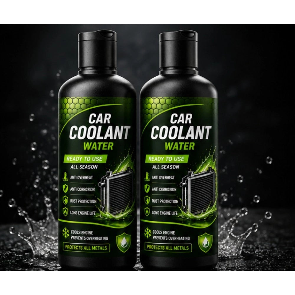 Generic Pack of 2 Car Coolant Water Liquid Flip Top Cap Bottles 100 ML