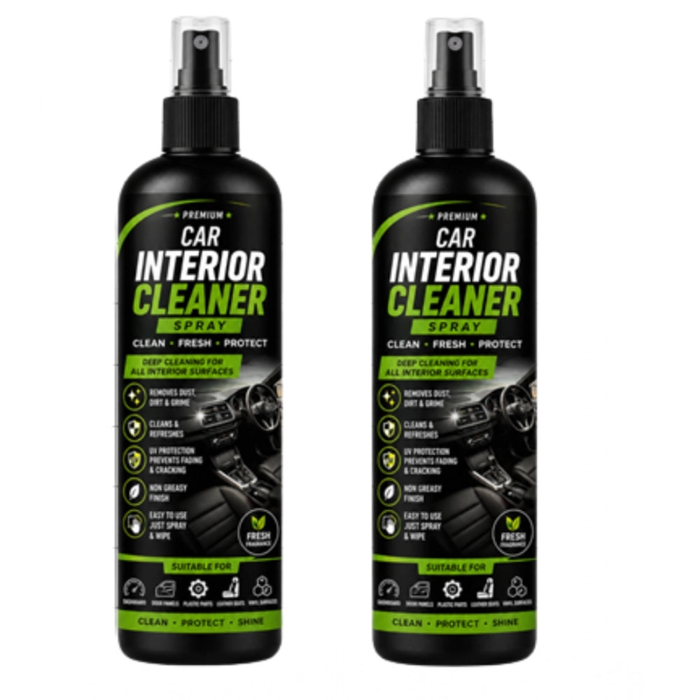 Generic Pack of 2 Car Interior Cleaner Liquid Spray Bottles 100 ML