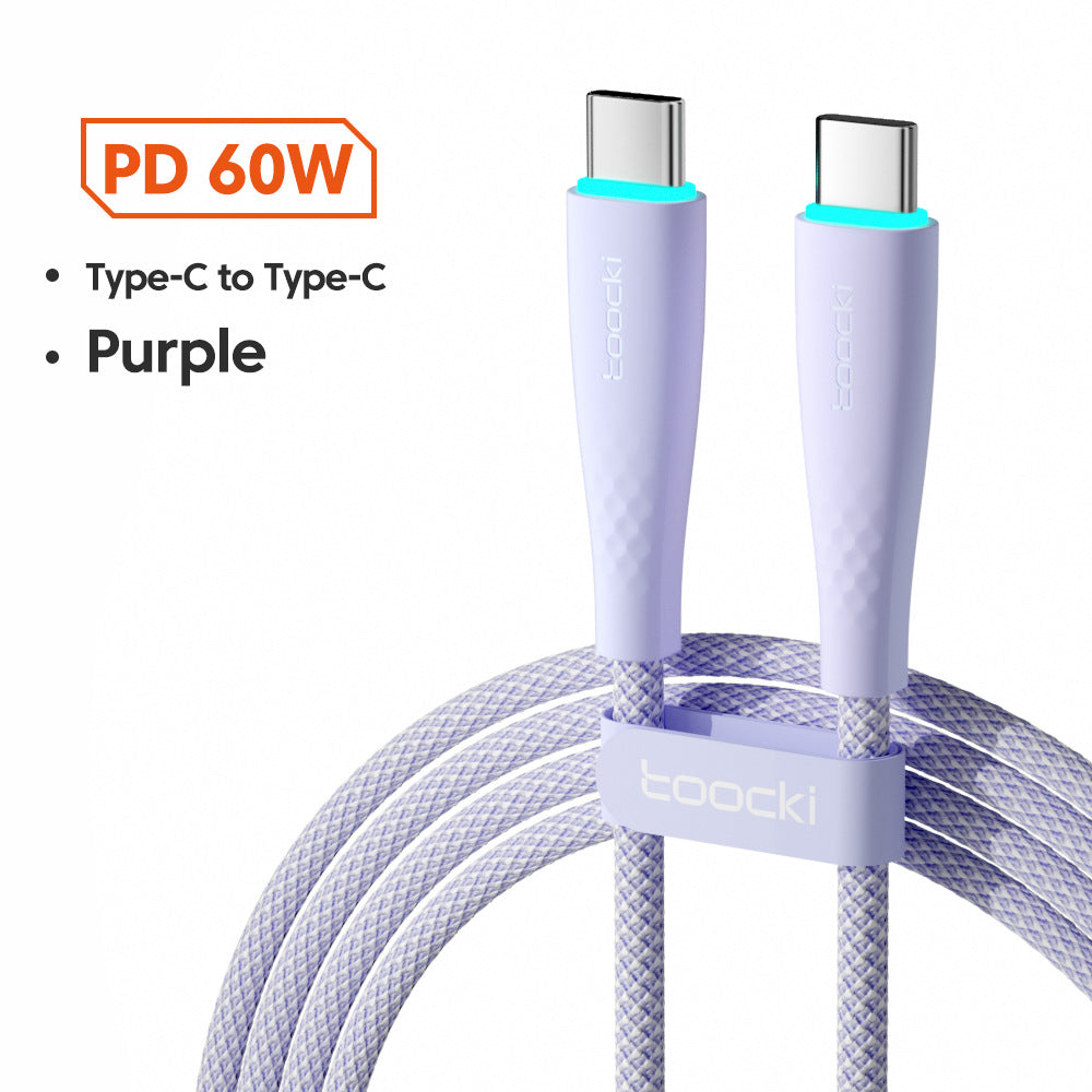 100W & 60W Type C To C Fast Charging Cable