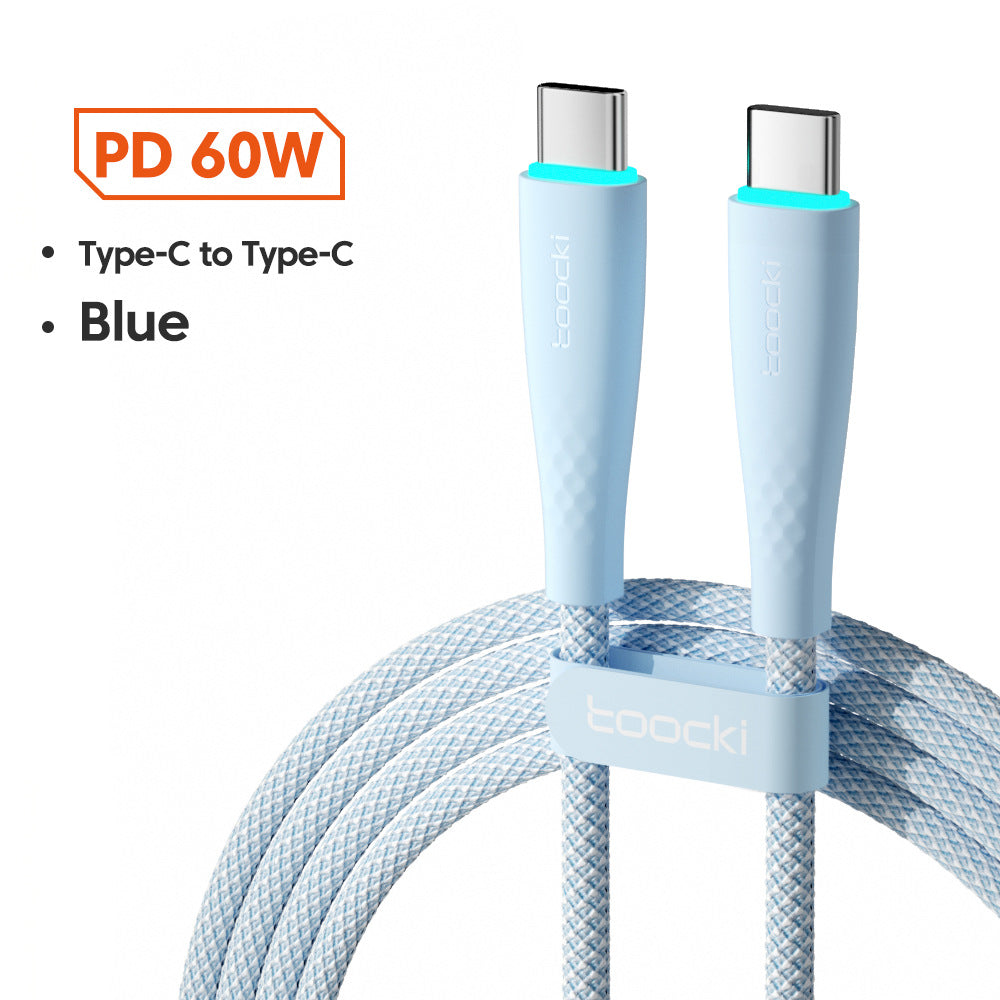 100W & 60W Type C To C Fast Charging Cable